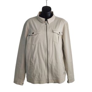 Linksoul Men's Beige Soft Jacket Size S
